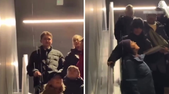 Metro C Colosseo, infiltrazioni d'acqua dal soffitto