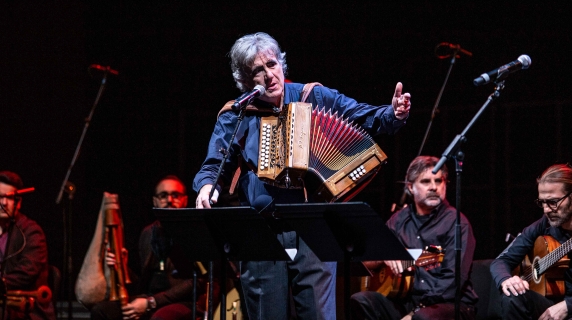 Ambrogio Sparagna, la «ChiaraStella» all'Auditorium Parco della Musica