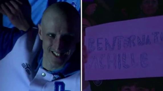 Il ritorno a Sassari di Achille Polonara: la sua gioia e l'ovazione dei tifosi