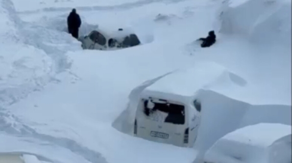 Kamchatka: città sepolte da metri di neve