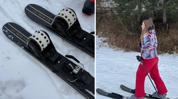 Batteria, nastro di pelle di foca e sensori: come funzionano gli e-Skimo, i primi sci elettrici