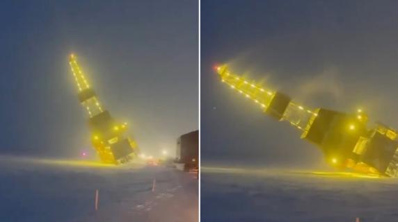 Enorme piattaforma petrolifera si ribalta sul ghiaccio dell’Alaska: quanto sono sicure le infrastrutture energetiche nell’Artico?