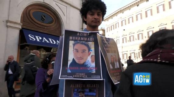 Roma: «Stand for life», a Montecitorio il flash mob contro le esecuzioni in Iran