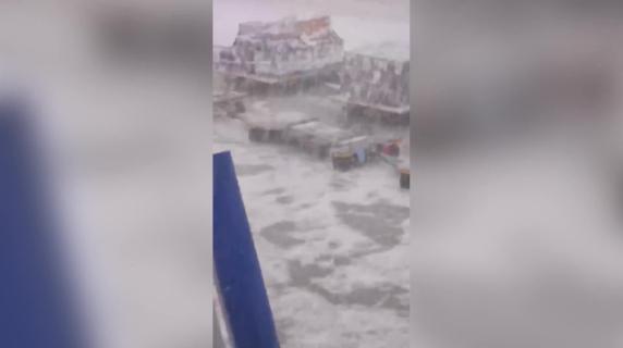 Grandine a Fiumicino, in pochi minuti ricoperti i dintorni dell'aeroporto