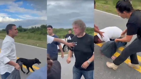 Argentina, il deputato aggredito per la strada a testate