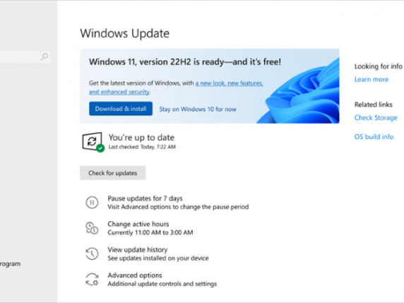 Windows 11 22H2, disponibile l'aggiornamento del sistema operativo Microsoft per pc: tutte le novità