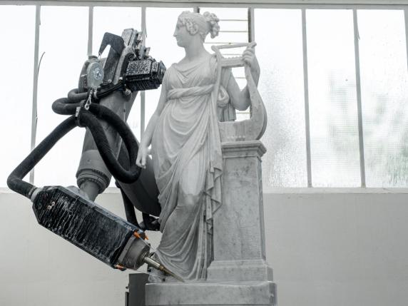 Questa statua è stata realizzata da un robot (italiano): la storia di Robotor, il Michelangelo con l'intelligenza artificiale
