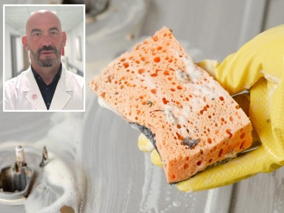 Le spugne da cucina? «Contengono miliardi di batteri». L'analisi dell'infettivologo Bassetti