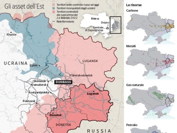Terre rare, acqua e infrastrutture: i tesori che Kiev rischia di perdere