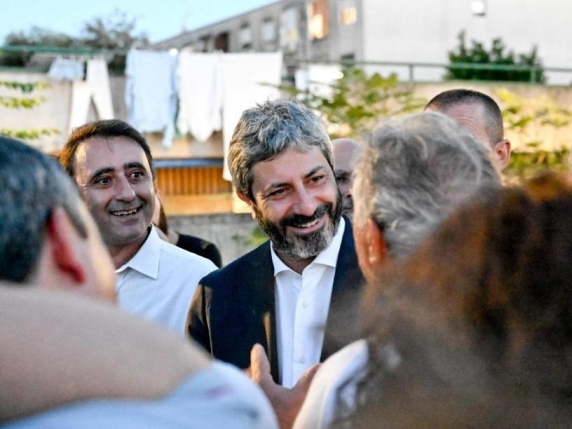 Diretta finale della campagna elettorale di Nicola Fico con Giorgia Meloni e Enrico Letta