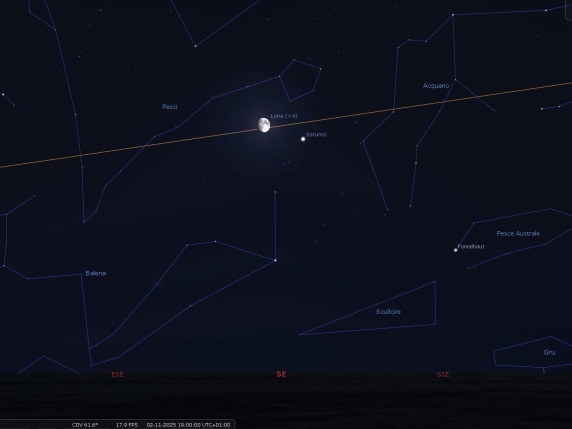 Luna e Saturno si incontrano nel cielo notturno: un evento astronomico unico visibile a occhio nudo in Italia