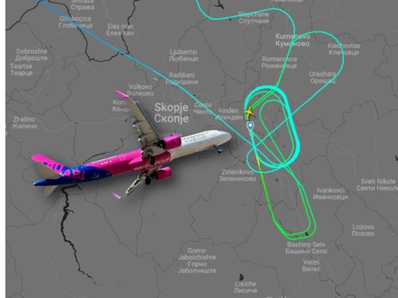 Wizz Air deviazione del volo Venezia‑Skopje: atterraggio in Kosovo dopo tentativi di atterraggio a Skopje