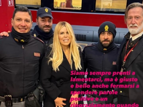 Loredana Lecciso malore a Milano Centrale: polizia interviene e la salva