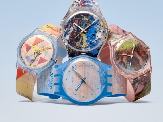 L’arte in un orologio (pop): Swatch mette al polso Pollock, Monet, Degas e Klee