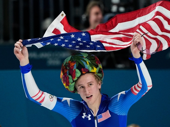 Jordan Stolz si annette i 1.000 con record supersonico: punta alla tripletta d'oro (se non al poker)