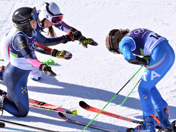 The rivals bow and the crowd's roar for Federica: the Tigress in history | Tomba-Brignone-Compagnoni: Italian skiing has its Trinity