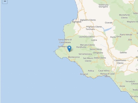 Terremoto di magnitudo 4.5 nel Salernitano