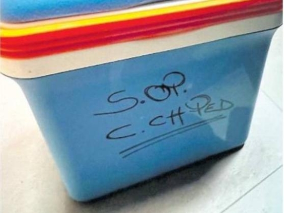 Il cuore per Domenico trasportato in un box simile a quello per refrigerare gli alimenti. In dotazione al Monaldi dagli anni Ottanta