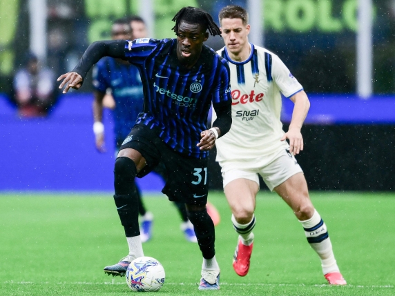 Inter-Atalanta: occasione al volo per Dimarco dopo il destro alto di Scamacca| Diretta 0-0