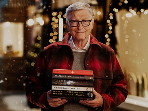 
                                    
                                I 5 libri da leggere (e regalare) a Natale secondo Bill Gates