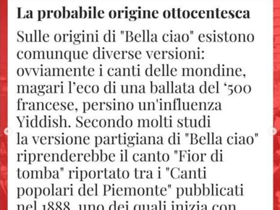 La vera storia di «Bella Ciao» in immagini, la canzone che in realtà è nata dopo la Resistenza