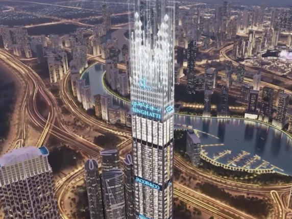 Burj Binghatti a Dubai, la nuova «ipertorre» sarà il grattacielo residenziale più alto del mondo