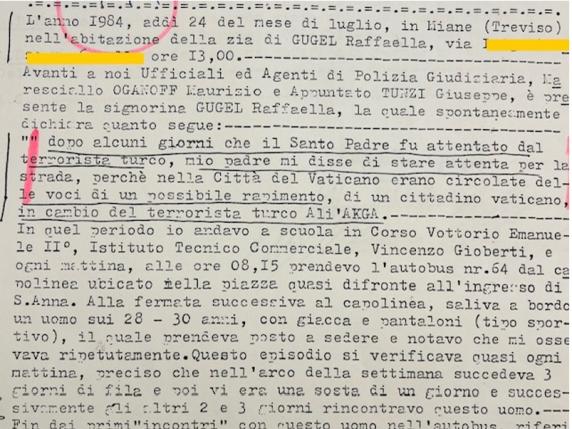 Caso Orlandi-Gregori, le prove dimenticate: l'amica pedinata, Emanuela emigrata in Vaticano, la trattativa su Agca