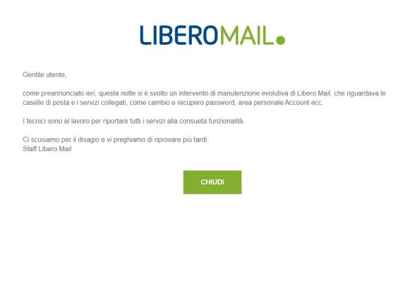 Libero E Virgilio, Risolti I Problemi Per I Servizi Mail In Tutta ...