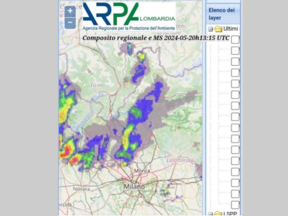 Maltempo A Milano, Il Livello Di Seveso E Lambro è Alto Ma Nessuna ...