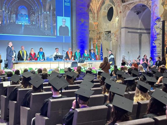 Università Bergamo, il Graduation Day. «Il rettore: «Coi nostri ...