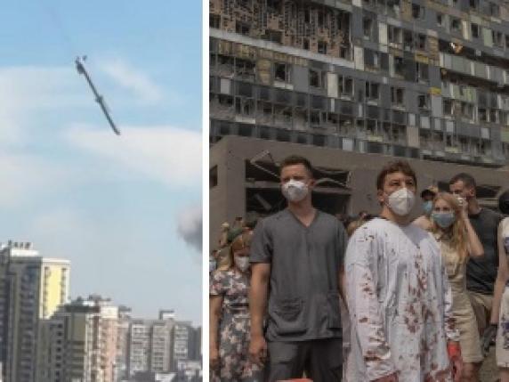 Missili russi sull'Ucraina, 36 morti e 137 feriti Distrutto ospedale pediatrico a Kiev. Tajani: 'Crimine di guerra' | Il punto dell'impatto