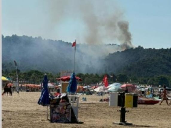 Incendio a Vieste a Baia San Felice, evacuato villaggio con 1200 turisti: «Il rogo è doloso»