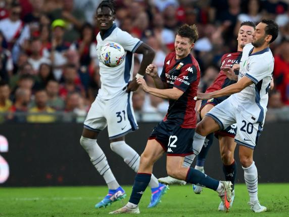 Genoa-Inter: la Var convalida il raddoppio di Thuram, i rossoblù chiedono rigore per mano di Bisseck | Diretta 1-2