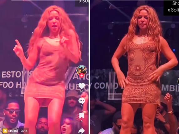 Un fan la filma sotto la gonna, Shakira lascia il palco