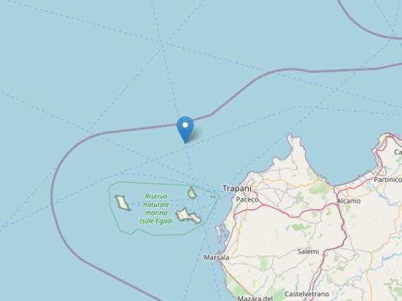 Terremoto nel Tirreno al largo di Trapani: sisma di magnitudo 4.1 | La scossa di tipo ondulatorio all'alba