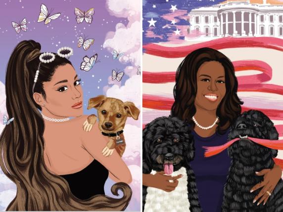 «I cani sono i migliori amici delle donne»: da Ariana Grande a Michelle Obama, 30 storie di grandi amicizie