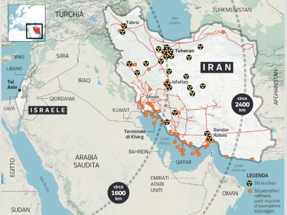 Iran, petrolio e nucleare nel mirino di Israele