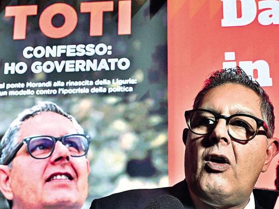 Elezioni in Liguria, il «fantasma» dell'ex presidente Toti nella corsa del centrodestra