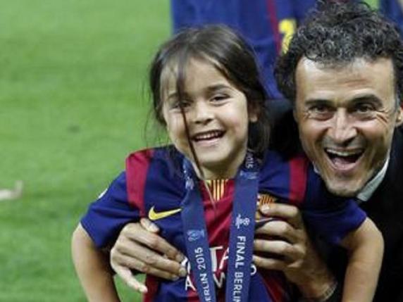 Luis Enrique ricorda la figlia Xana: «Con lei ho vissuto 9 anni meravigliosi»