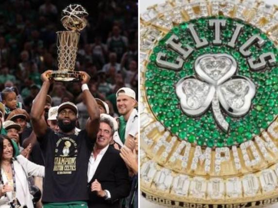 Gli anelli dei Boston Celtics per la vittoria del titolo Nba 2024: un ricordo da 140mila euro l'uno