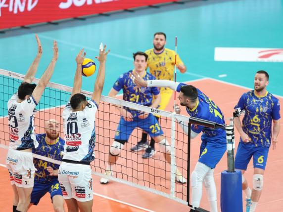 Coppa Cev, l'Itas piega il Brasov e vola ai quarti