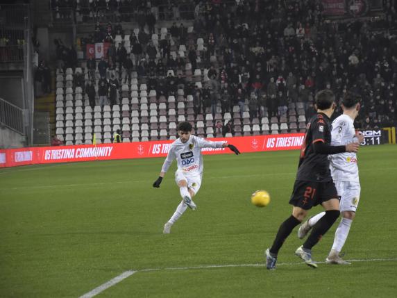 Serie C, Triestina-Trento 1-0: gli aquilotti non riescono ad agguantare il quarto posto