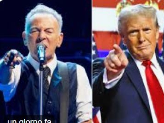 Trump attacca Springsteen: «Invadente, idiota, odioso, prugna secca che ha sostenuto il truffaldino Joe Biden. Stia zitto»