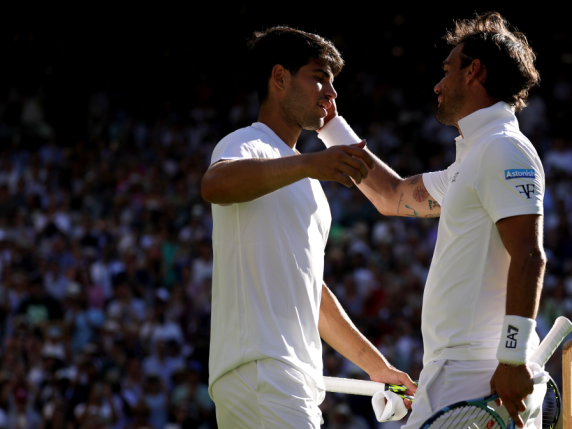 Wimbledon, cuore Fognini, Alcaraz lo batte al 5° set: «Non ci credo che sia il suo ultimo» Berrettini perde il 3°, Paolini è sotto