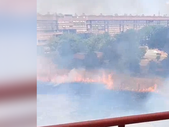 Roma, incendio a Serpentara: il video delle fiamme vicine ai balconi 