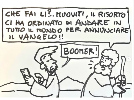 I social, un altare invisibile per «samaritanare»il continente digitale