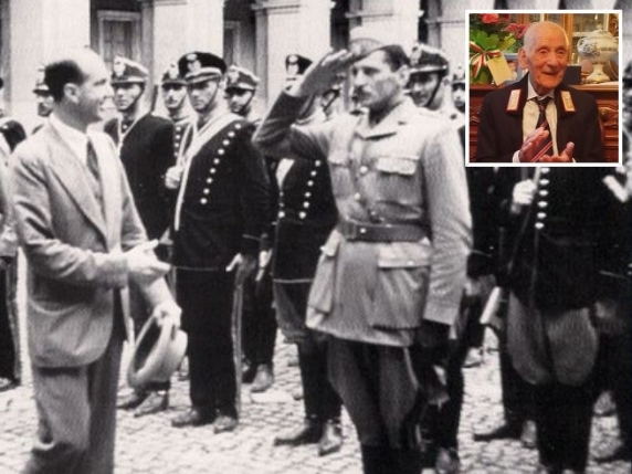 Dal saluto al Re nel '46 alla lettera autografa del Generale: il Maresciallo Ledda festeggia 103 anni