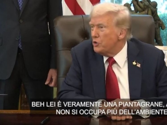 Trump  contro Greta Thunberg «Dovrebbe vedere un medico»