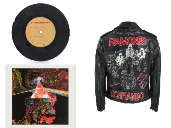 Asta da record a Torino: i cimeli rock dei Ramones, Bob Marley (3 mila euro per un poster) e Pink Floyd fanno impazzire i collezionisti