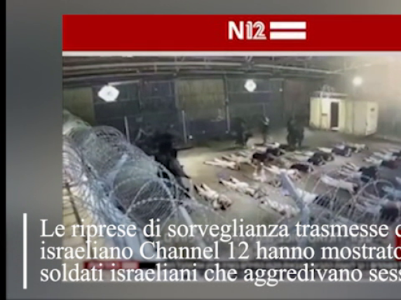 Abusi su detenuto palestinese in carcere israeliano: le telecamere di sorveglianza documentano violazioni dei diritti umani